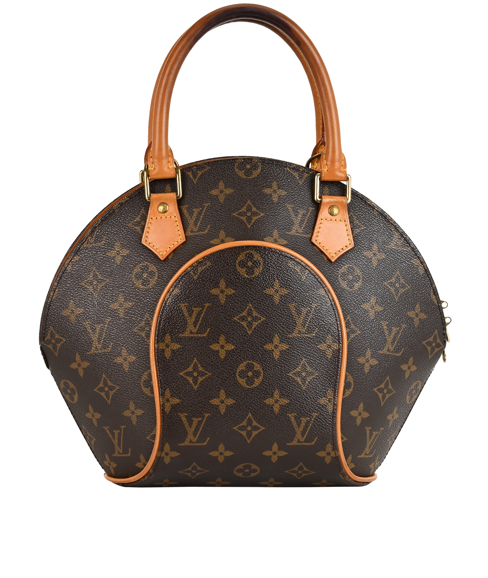 Ellipse PM, &pound;550, Handbags, Brown, Canvas, Back view